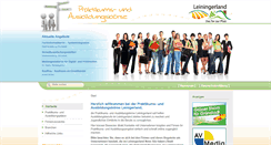 Desktop Screenshot of praktikum.leiningerland.com